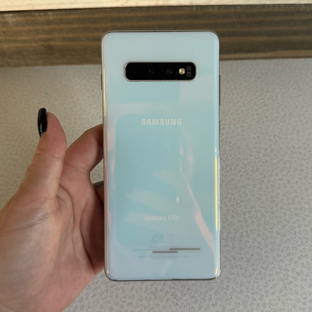Samsung Galaxy S10+ 128GB Unlocked Prism White Phone Smartphone Great Condition
